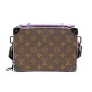 Louis Vuitton Bag Shoulder Brown Monogram Soft Brown Trunk Macassar